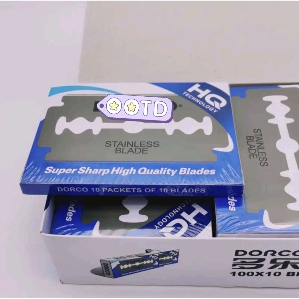 Razor silet dorcoo platium dorco biru original silet tajam