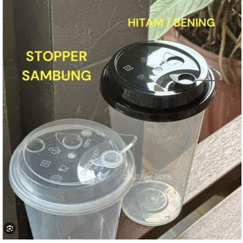 CUP Gelas PP Injection 16oz bening + Tutup tali isi 25pcs