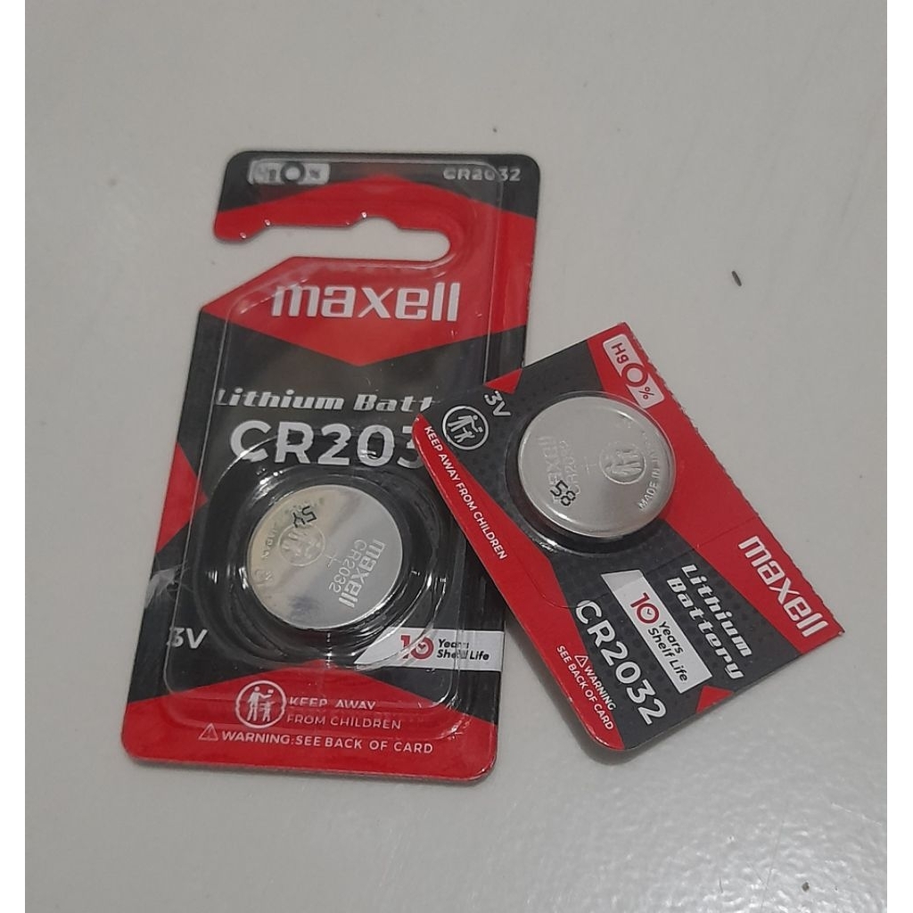 Baterai Maxell CR2032 Original Japan Batre CR 2032 Lithium Battery 3V