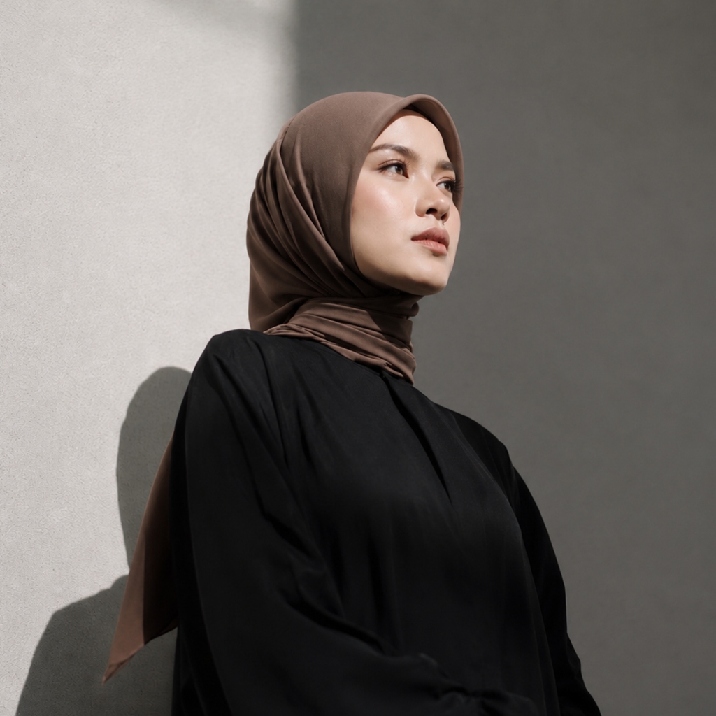 MIZA - [Defect Minor] Plain Hijab Basic Polycotton Premium