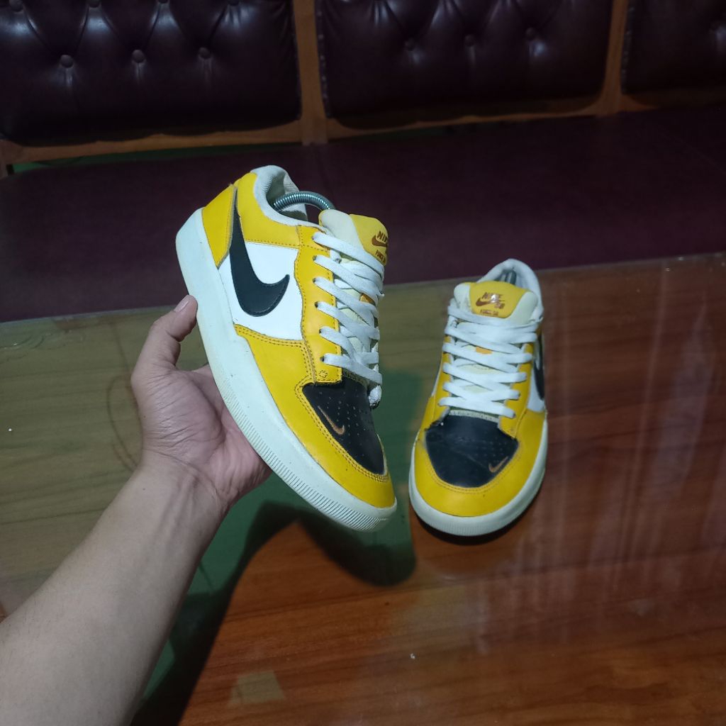 NIKE SB FORCE 58 LASER ORANGE SEPATU SECOND BRANDED | SNEAKERS PRIA WANITA | SEPATU SKATE SECOND