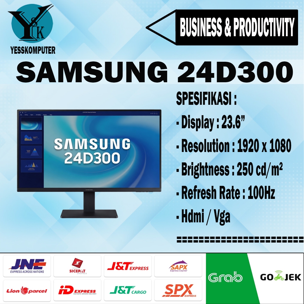 SAMSUNG 24 Inch | LS 24D300 | LED MONITOR
