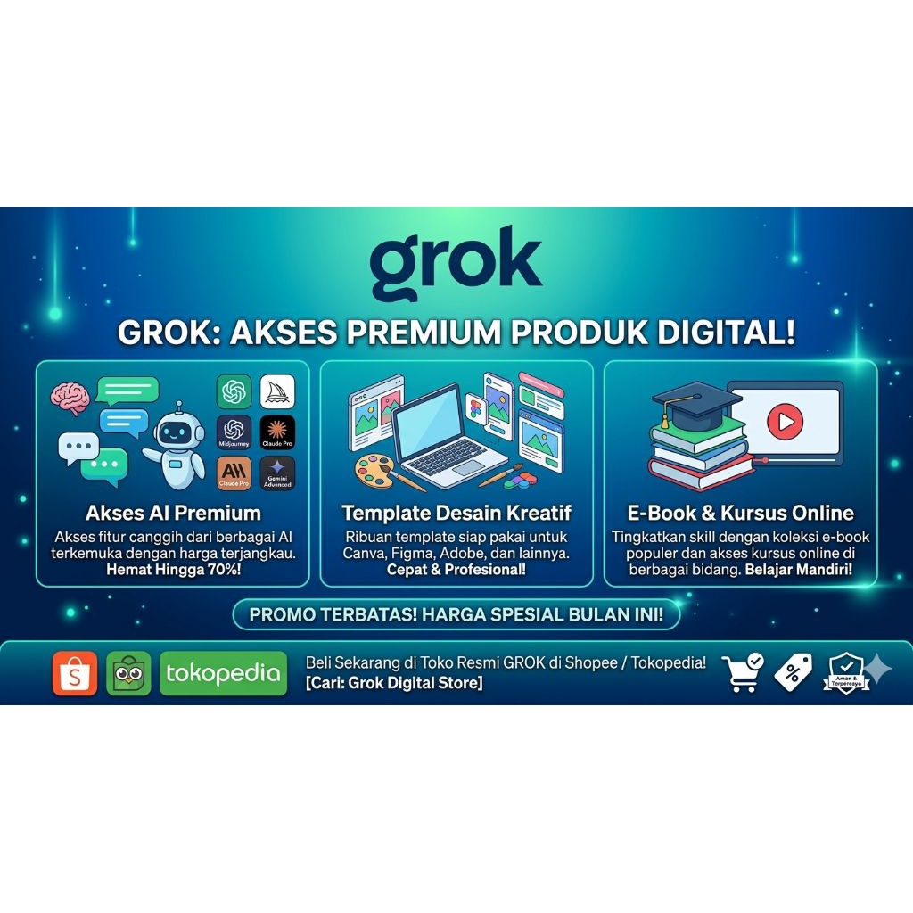 AKUN PREMIUM SUPERGROK SIAP PAKAI