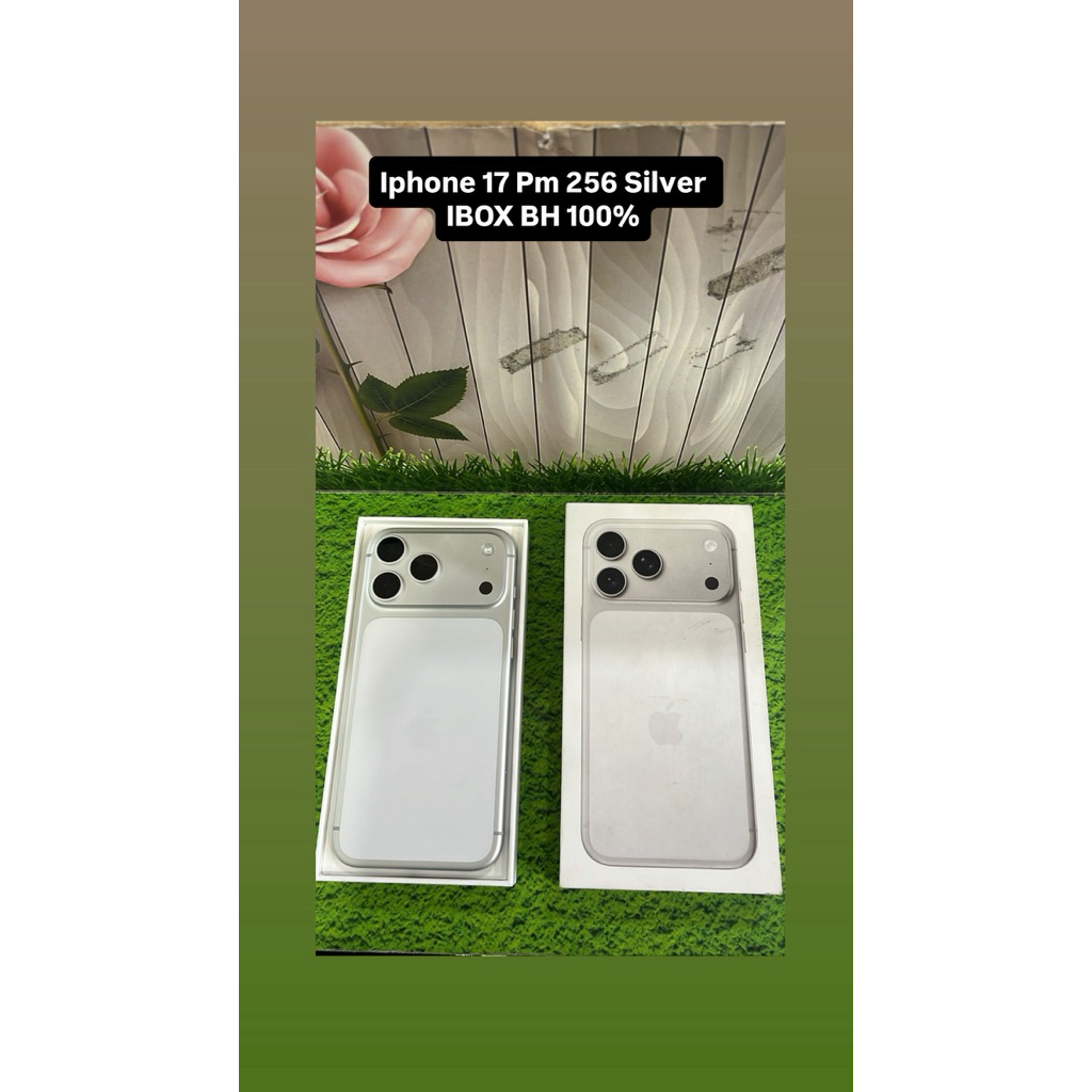 Iphone 17 Pro Max 256 Silver Resmi ganti lcd cabutan bekas
