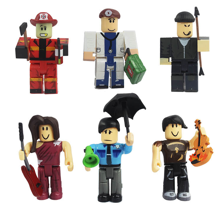 MAINAN ANAK ACTION FIGURE 6 IN1 ROBLOX PUZZLE  PAJANGAN DASHBOARD MOBIL MEJA BELAJAR ULANG TAHUN