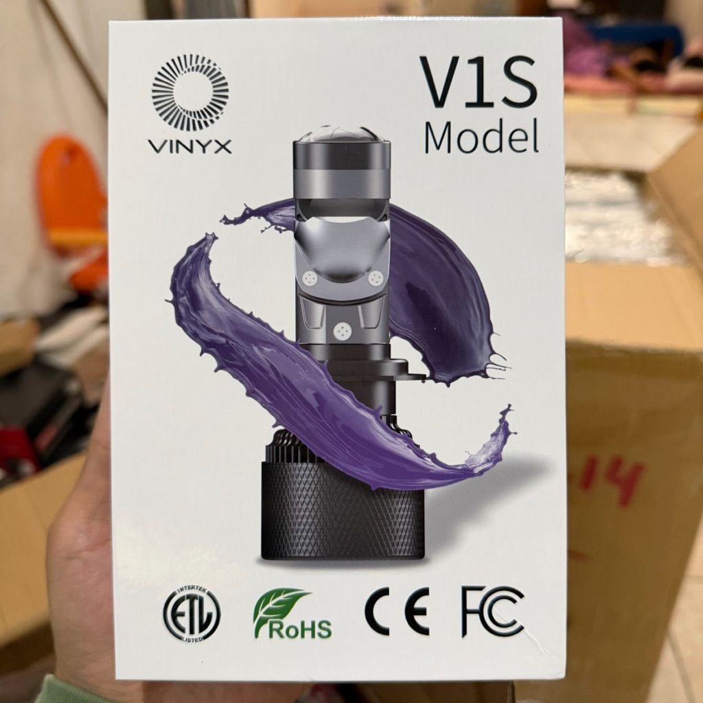 Lampu Foglamp LED H11 Mini Projector Vinyx V1S