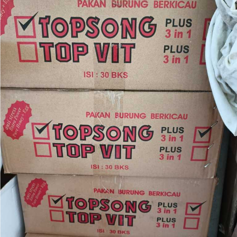 1 DUS TOPSONG TOP SONG KUNING / HIJAU ISI 30 BUNGKUS (PILIH VARIASI)