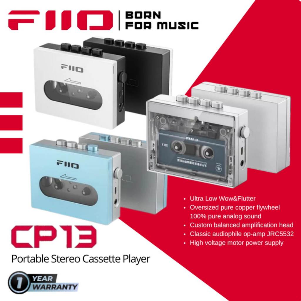 FiiO CP13 / CP 13 / CP-13 Portable Stereo Cassette / Tape Player - Zeal Musik Jogja