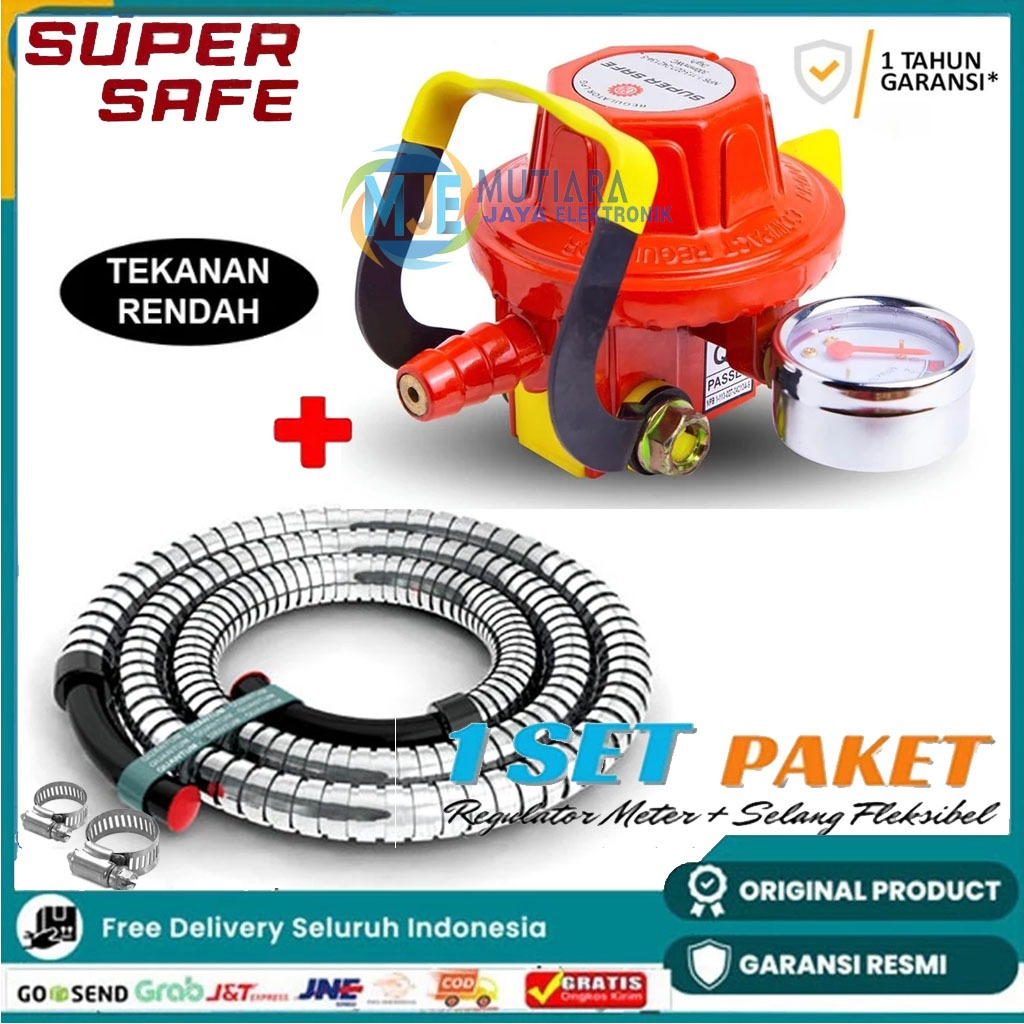 REGULATOR SUPER SAFE SS88P METER / LEGULATOR SUPERSAFE SS-88P DOUBLE LOCK / PENGAMAN GARANSI 1TAHUN 