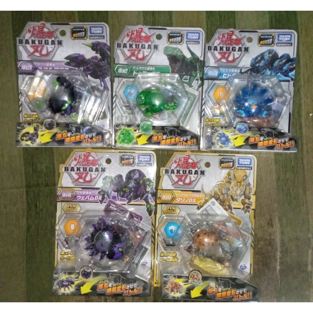 Bakugan Skorporos, Trox, Hydranoid, Webam DX, Trhyno DX