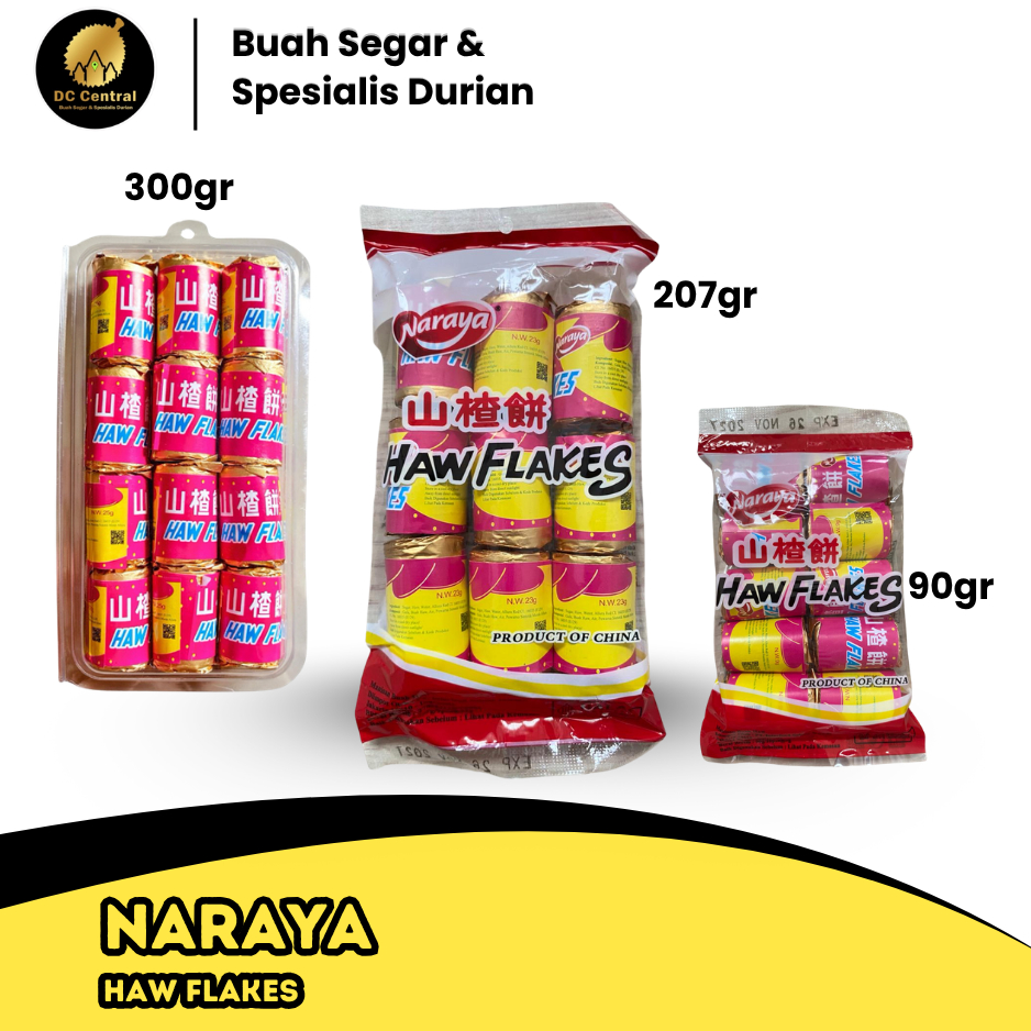 Naraya Haw Flakes 90gr, 207gr, 300gr Halal Bpom