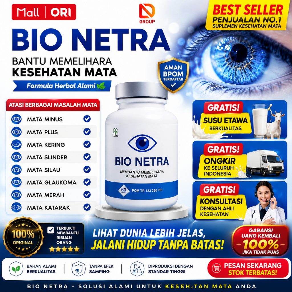 BIO NETRA Bionetra Official 100% Original Official Store Bio Netra Original Kapsul Mata Bio Netra As
