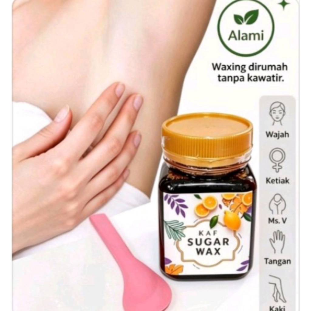 (KAF) SUGAR WAX 250 gr free 20 strip wax & 1 Spatula wax - Medan - Waxing ketiak dan Miss V