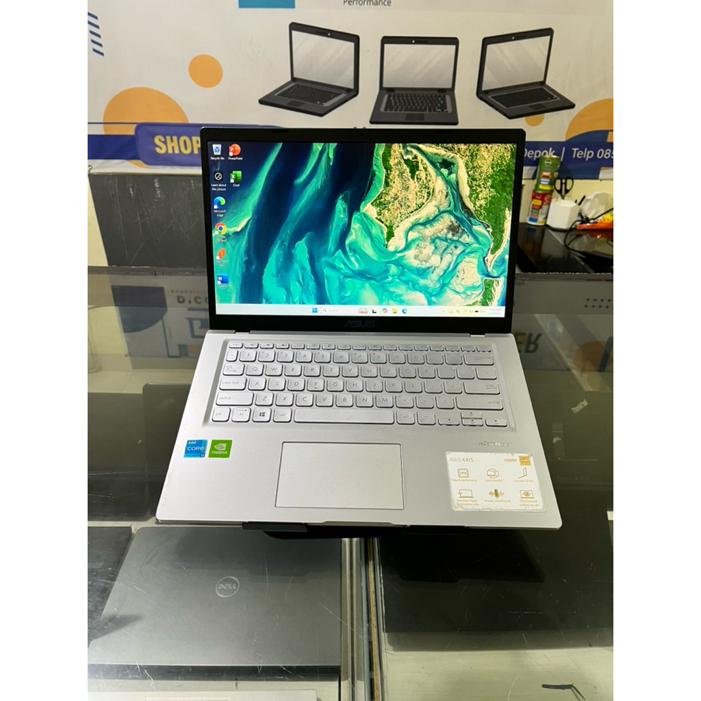 Asus X415, Core i3 1115G4, RAM 8 GB, SSD 512 GB, VGA Intel UHD Graphics + NVIDIA GeForce MX330