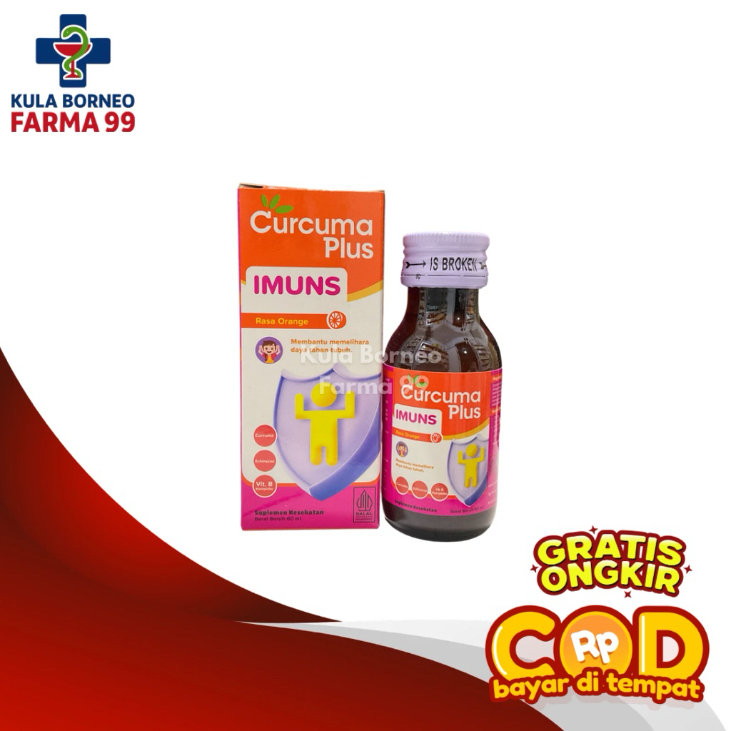 Curcuma Plus Imuns Vitamin Anak Sirup 60 ml