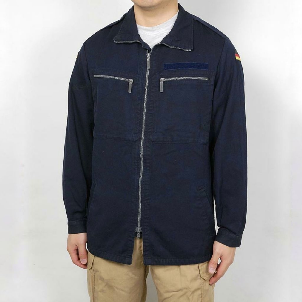 Vintage German Navy Deck Jacket Bundesmarine Military Army Marine Naval Coat