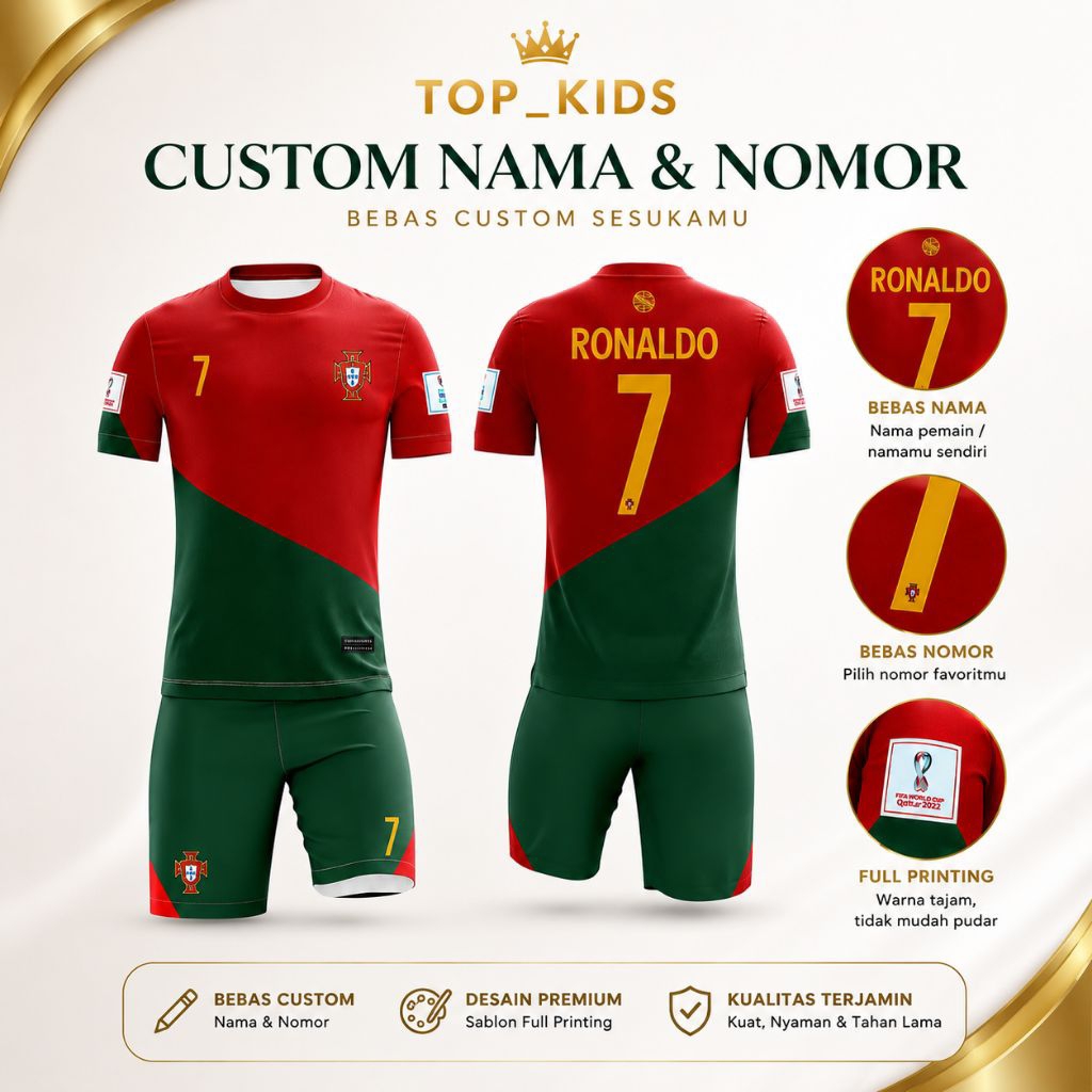 Jersey Bola Custom Nama Sendiri Full Printing Premium | Jersey Futsal Custom Printing Bebas Nama & N