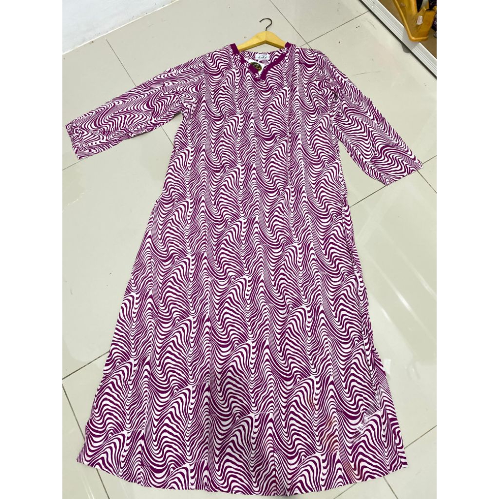 LUZA~ Long Dress/Daster Muzela by Batik Luza| Gamis Luza