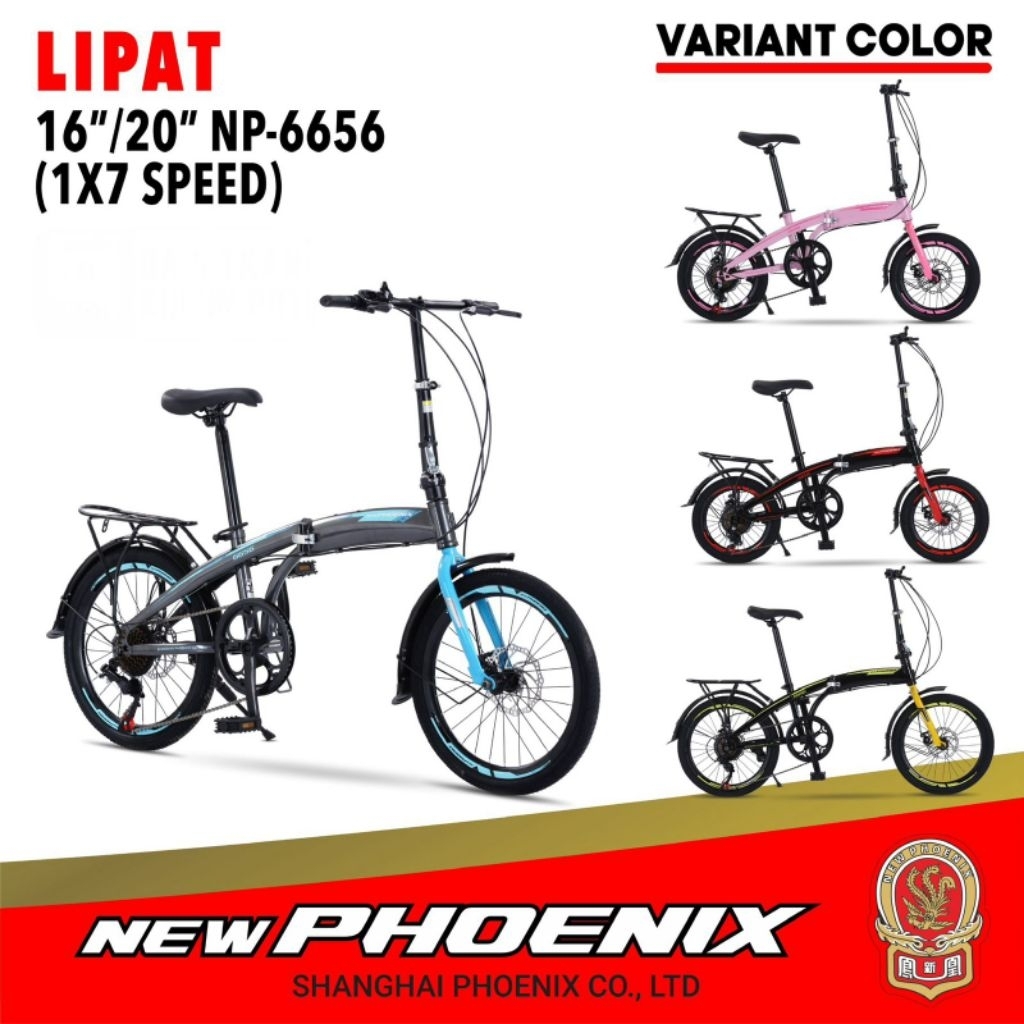 SEPEDA LIPAT 20  NEW PHOENIX 6656AX