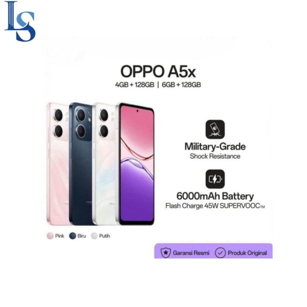 HP OPPO A5X RAM 4/128 GB | 6/128 GB [Oppo A5x 4/128 | 6/128] Garansi Resmi
