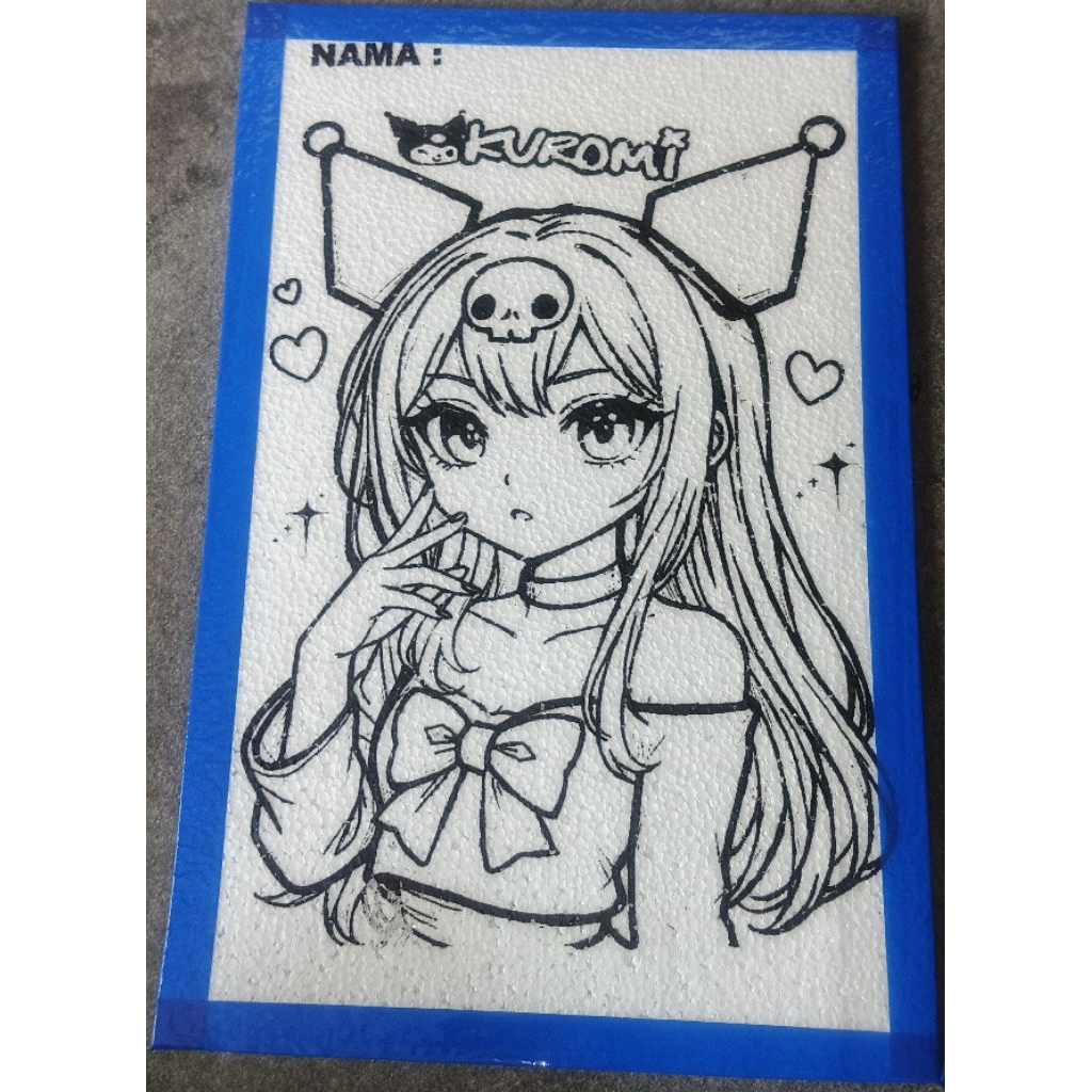 styrofoam lukis mewarnai anak paket styrofoam lukis