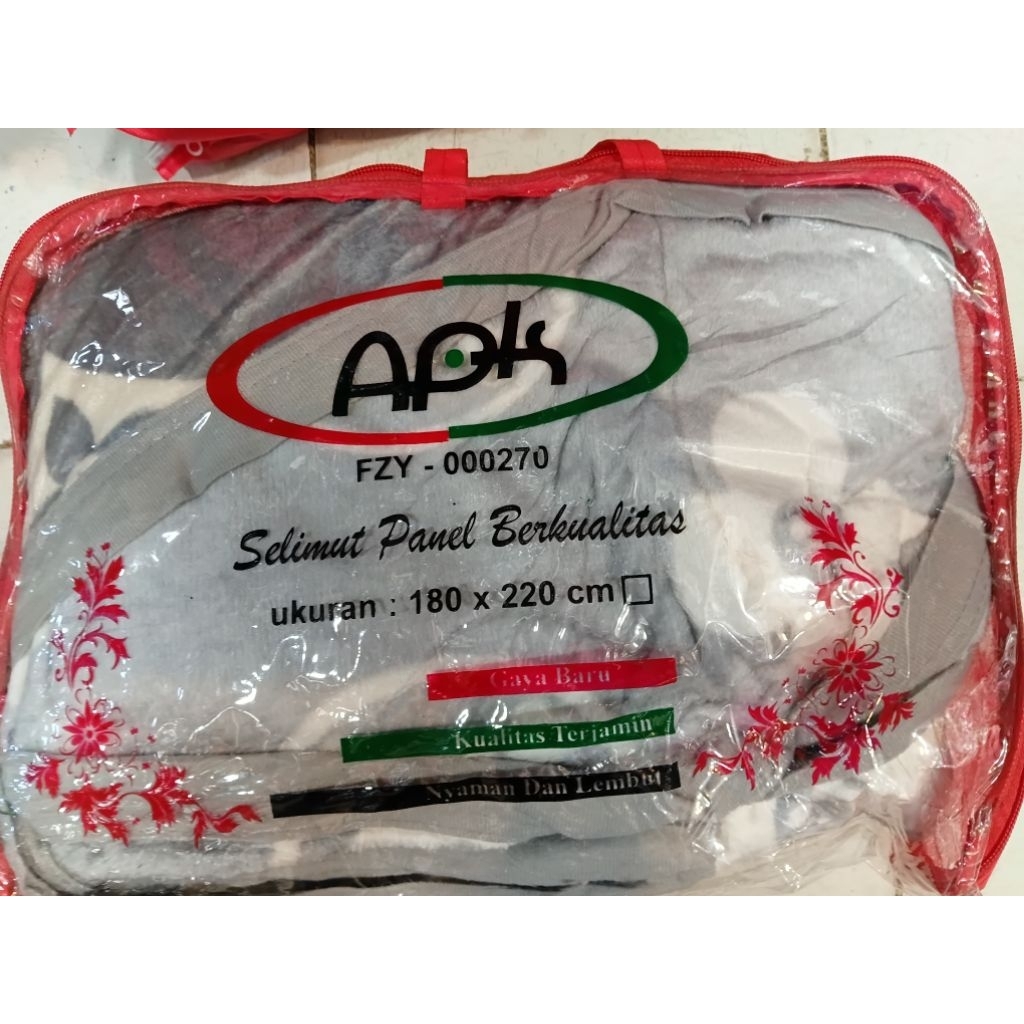 apk selimut panel berkualitas uk.180×220