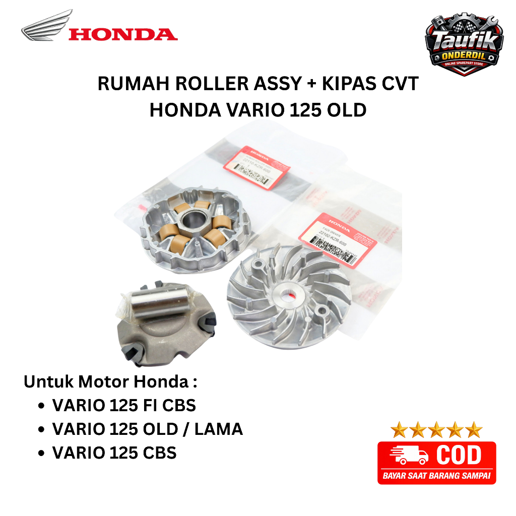 ori rumah roller vario 125 old  KZR taufiq onderdil motor