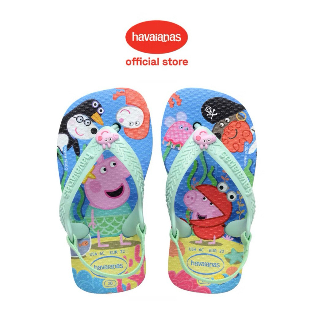 PrelovedSendalBayiToddlerHavaianasOriginalPeppaPigSandalAnakPerempuan3tahun