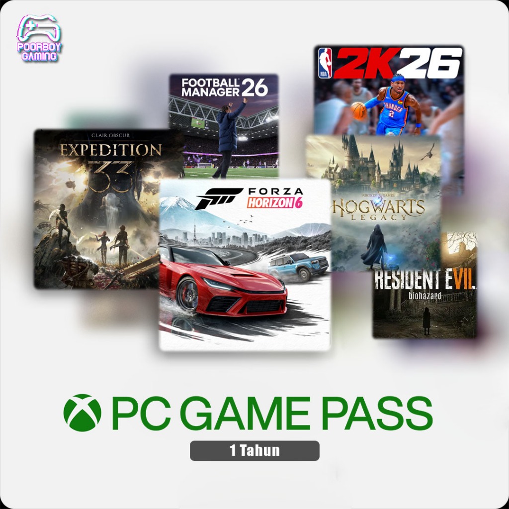 XBOX PC PASS 1 TAHUN BISA ONLINE | GAME PC LAPTOP
