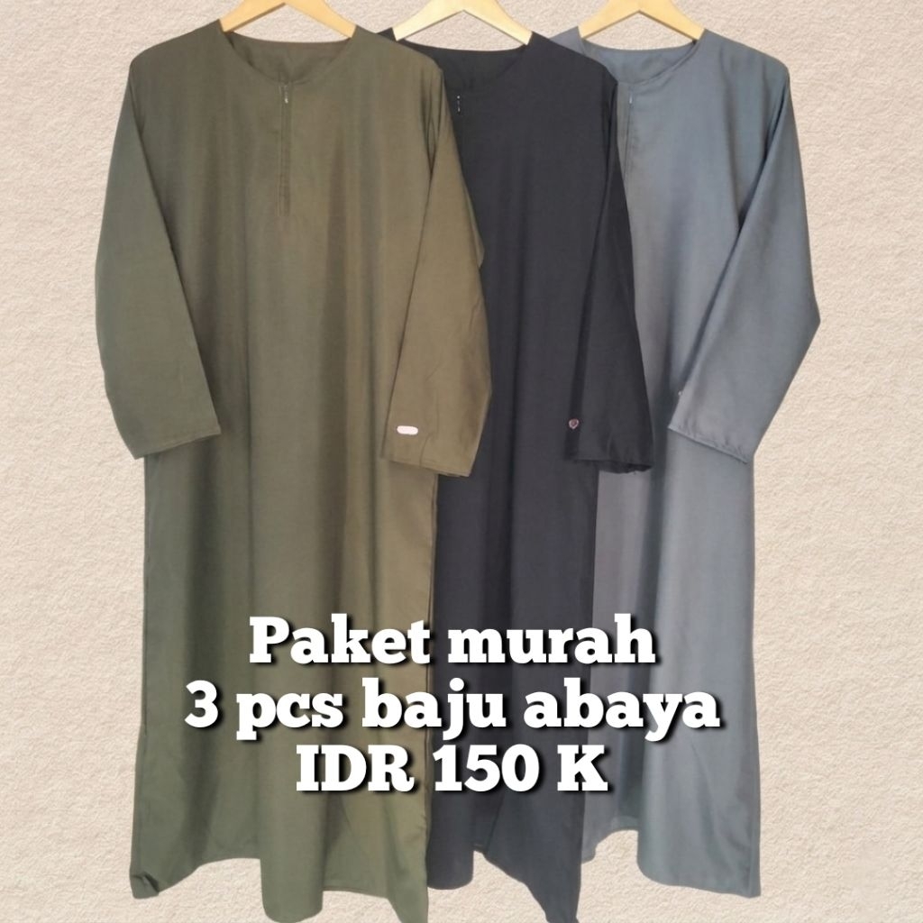 Pakaian Muslim Wanita Bahan Katun#Baju Abaya Bahan Katun Warna Polos Cantik Elegan#Baju Abaya  Dewas