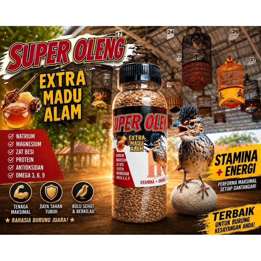 SUPER OLENG | PAKAN BURUNG BRANJANGAN