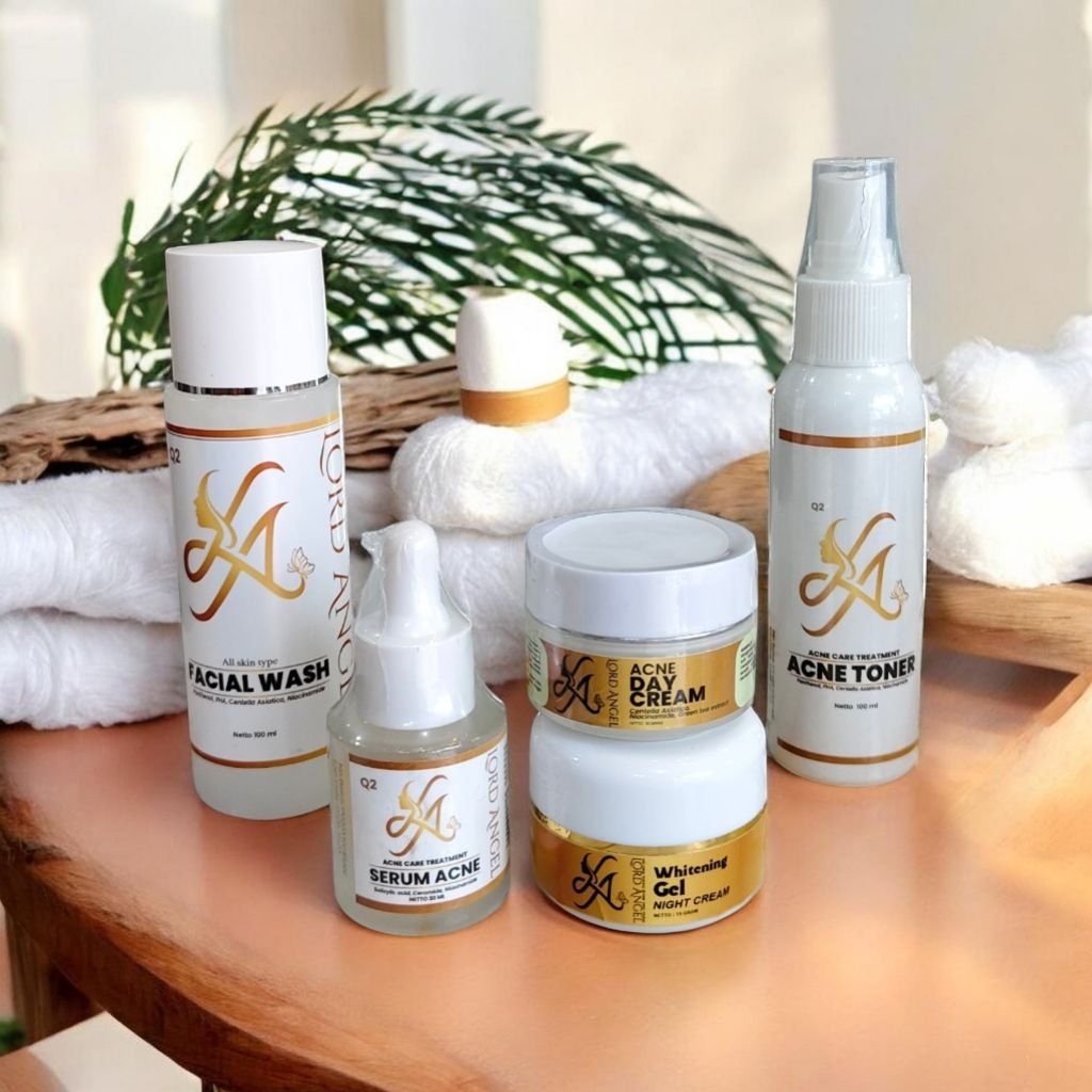 LORD ANGEL Skincare Acne dan Bopeng - menghilangkan jerawat parah, jerawat batu, bopeng, noda noda p