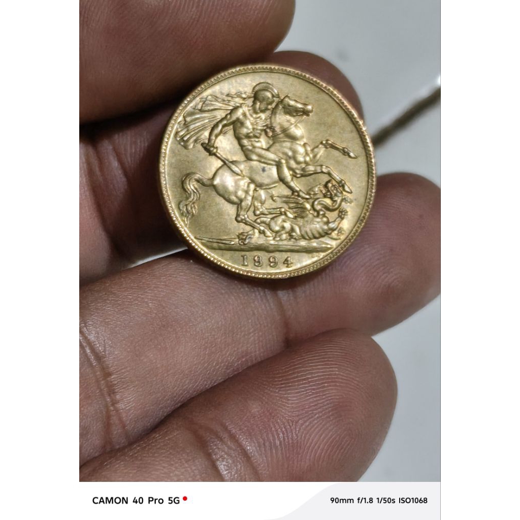 koleksi kecil koin tahun 1894