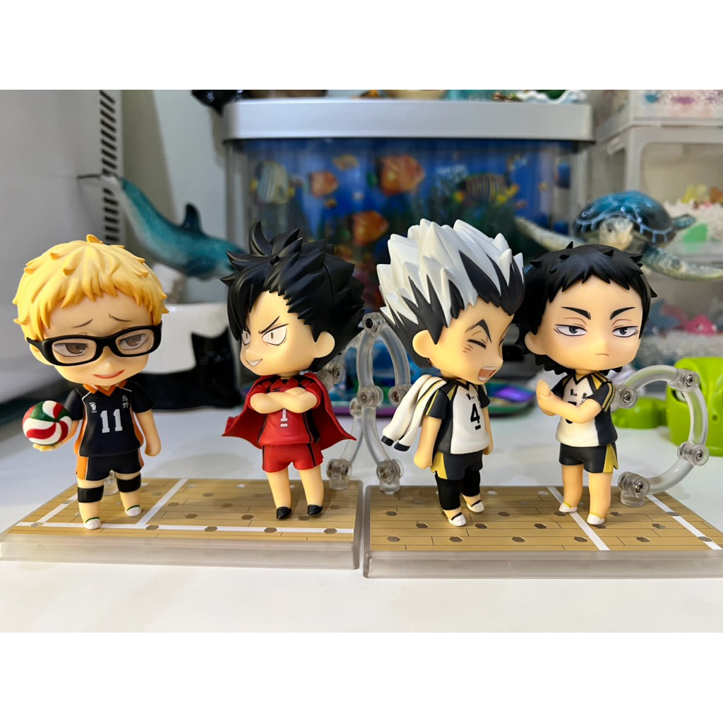 preloved Haikyuu anime merchandise nendoroid acrylic stand kuroo tsukishima bokuto akaashi kageyama 