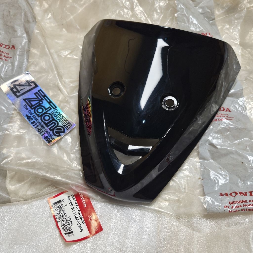 tameng prisai dasi dada depan honda katisma hitam original AHM 64500-KPH-880FMB