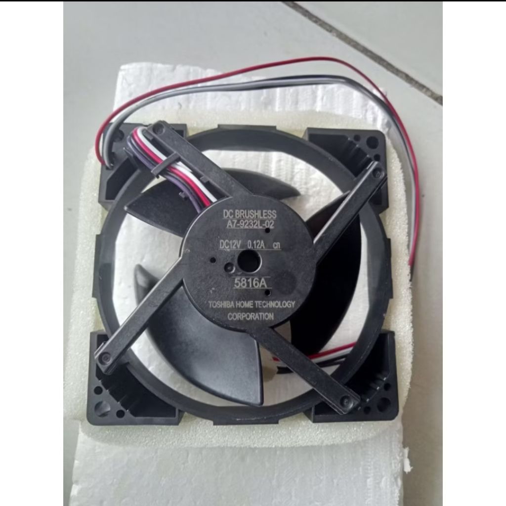 FAN DC 12v Kipas Kulkas Sharp TOSHIBA pintu INVERTER ORIGINAL