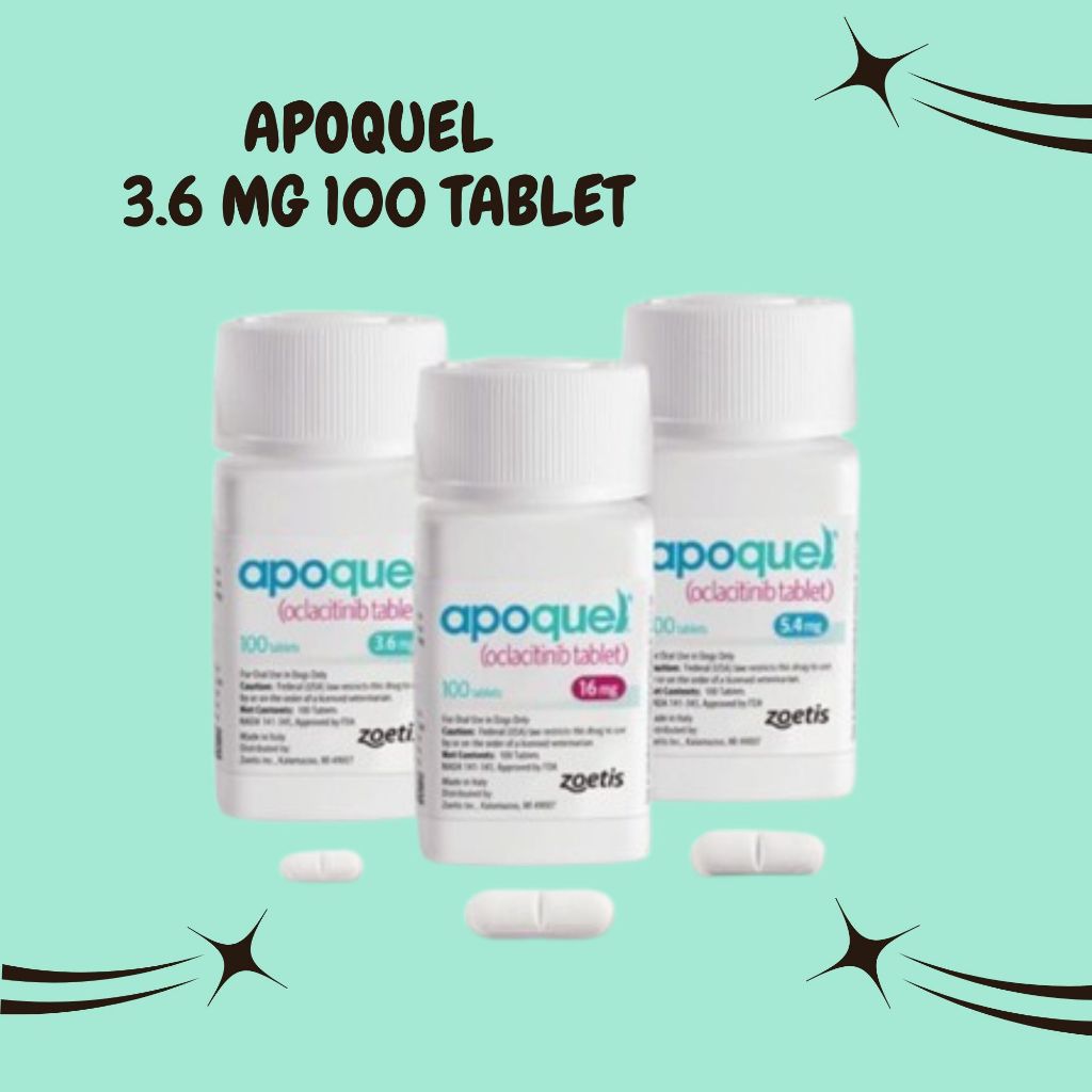 APOQUEL OCLACITINIB TABLET 100 KAPLSUL CAPSUL OBAT GATAL UNTUK ANJING Obat ini digunakan untuk menga