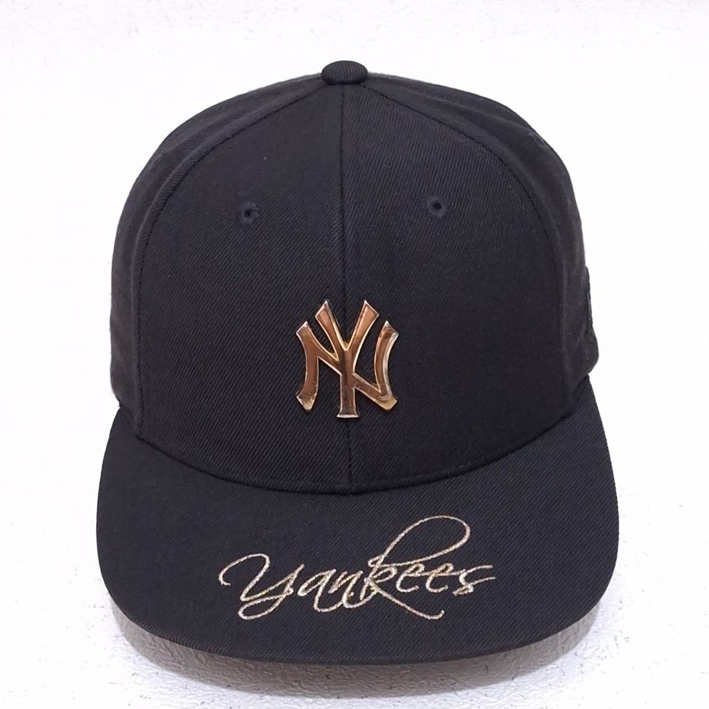 Topi MLB NY Small Logo Metal Cap Preloved Original 026