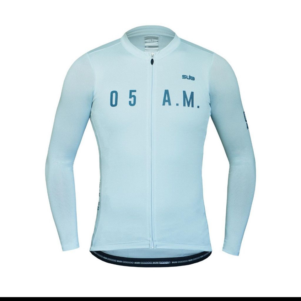 Jersey Sepeda Long Sleeve Sub Jersey Elite Ice Blue Original