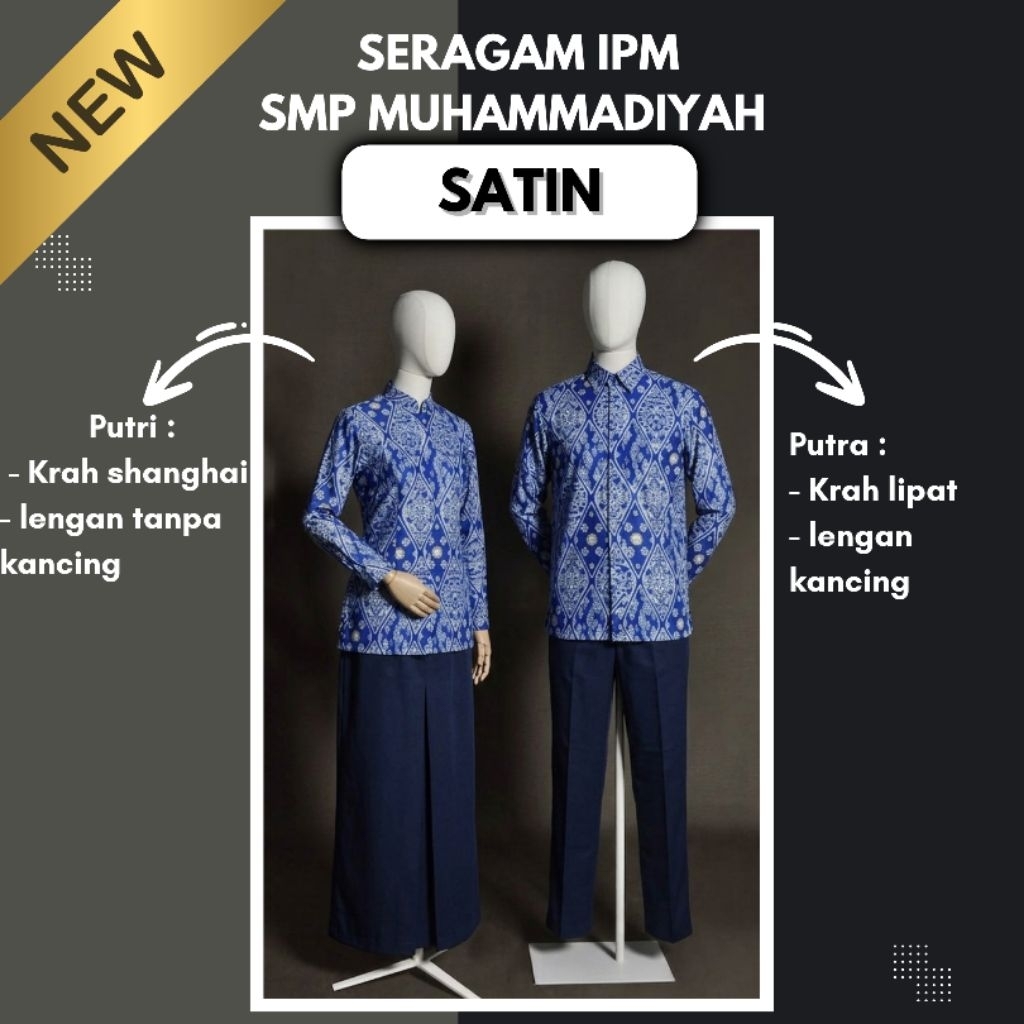 SATIN NEW Batik IPM SMP Muhammadiyah