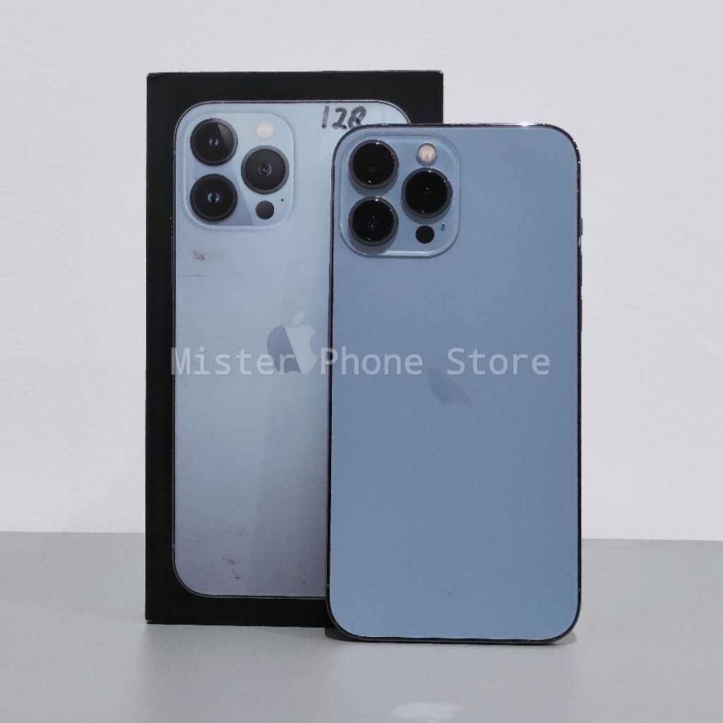 iPhone 13 Pro Max 128 GB Ex Resmi iBox Second Bekas Original - Check Deskripsi