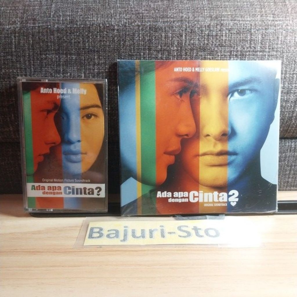 Kaset Pita  + CD OST "Ada Apa dengan Cinta" "AADC"/Segel/Sealed/Original/Sealed/Rare Item/Collector 