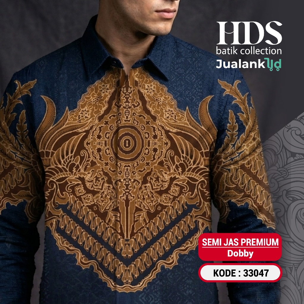 Batik Dobby Premium Pria Tekstur Timbul Semi Jas Elegant Exclusive