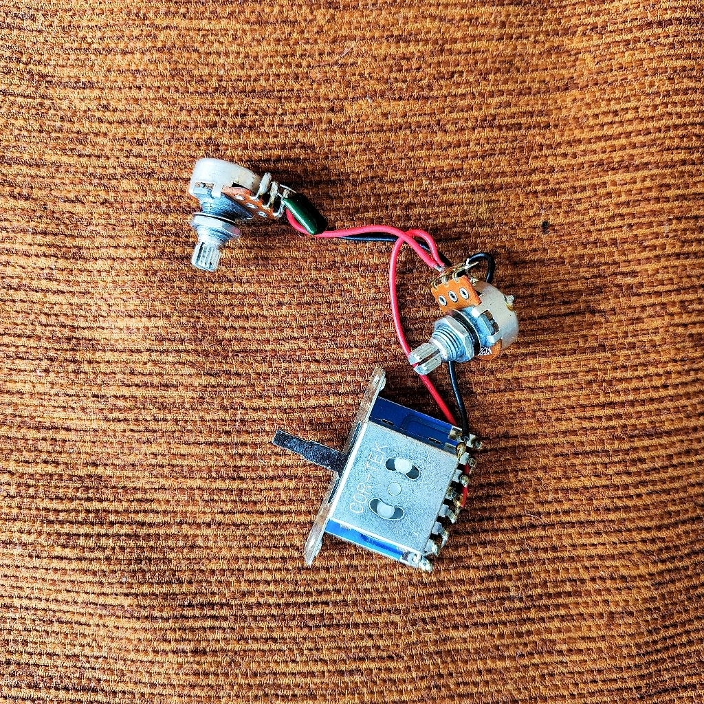 Wiring Set Gitar Telecaster dan Konfigurasi pickup HH 1 vol 1 tone