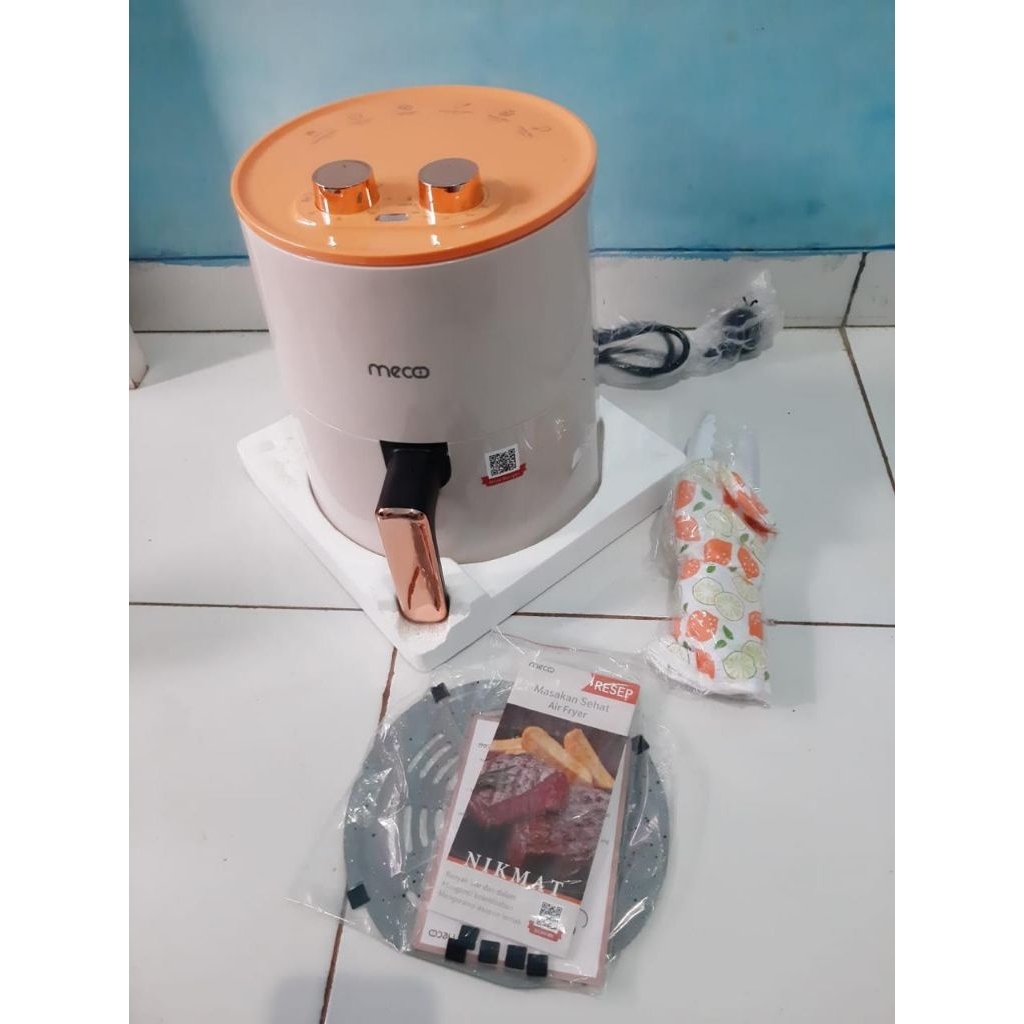 Air Fryer MECCO NX01-JX Kapasitas 4,5L Low Watt 650