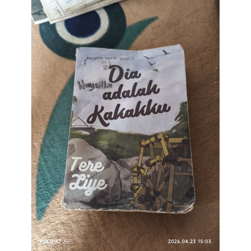 buku novel dia adalah kakakku - tere liye original second bagus