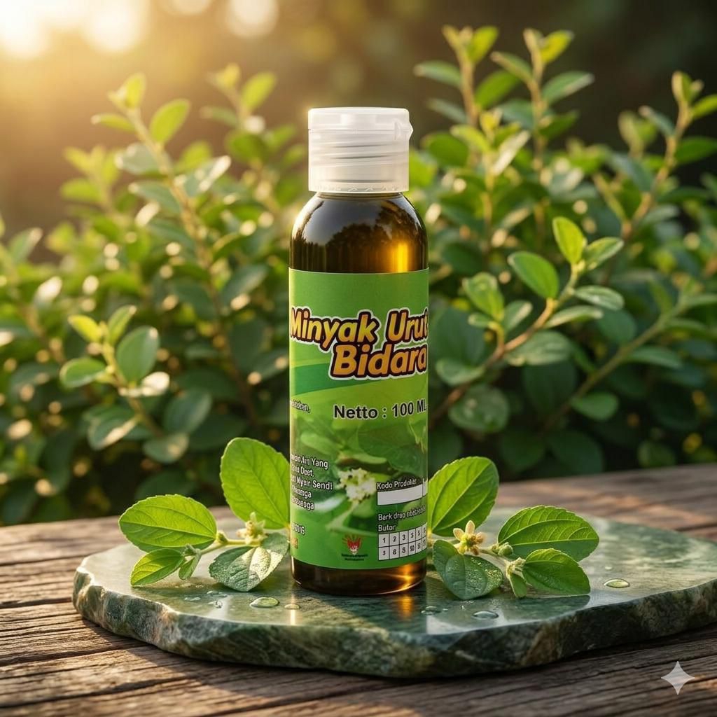 Minyak Urut Herbal 100ml Minyak Bidara - Premium, Meredakan Pegal, Aman untuk Bayi