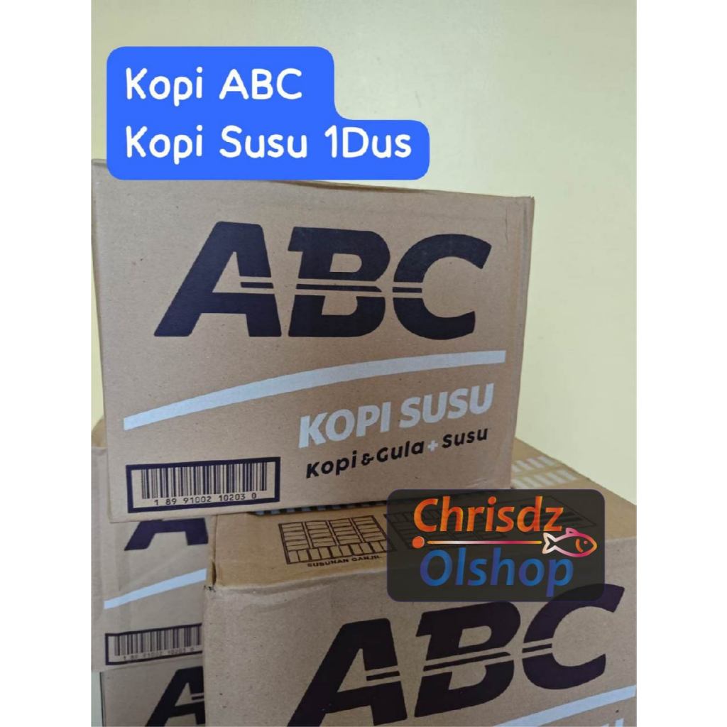 Kopi ABC kopi Susu 1Dus  (12 Renceng)