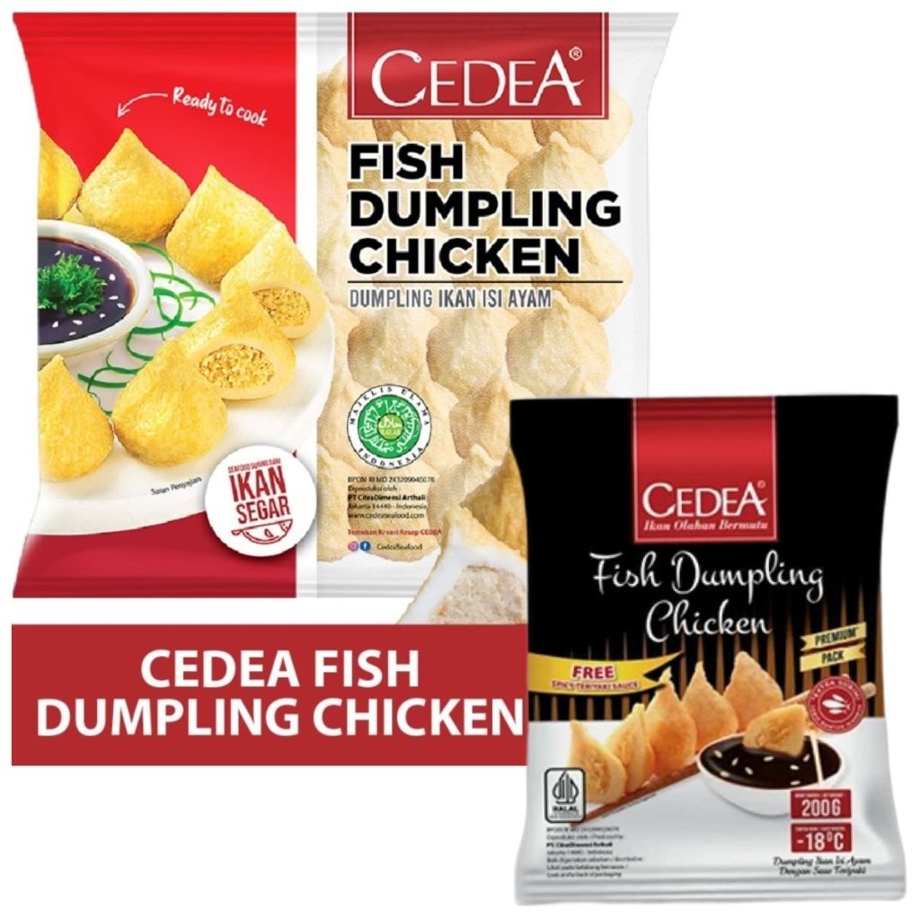 Cedea Dumpling Chicken/Cedea Dumpling 200gr Chicken 500gr/Cedea