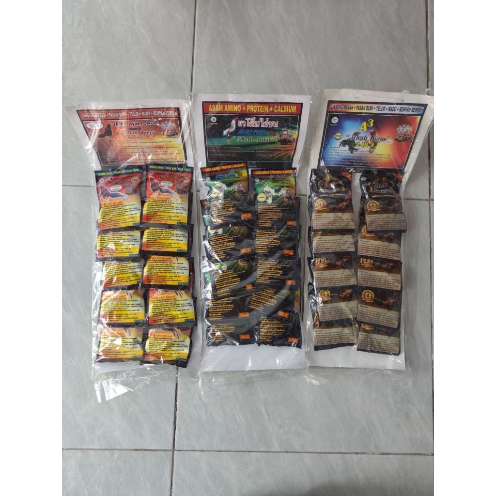 SEPAKET RAWATAN AYAM JAGO MBAH JOYO A1/A2/A3